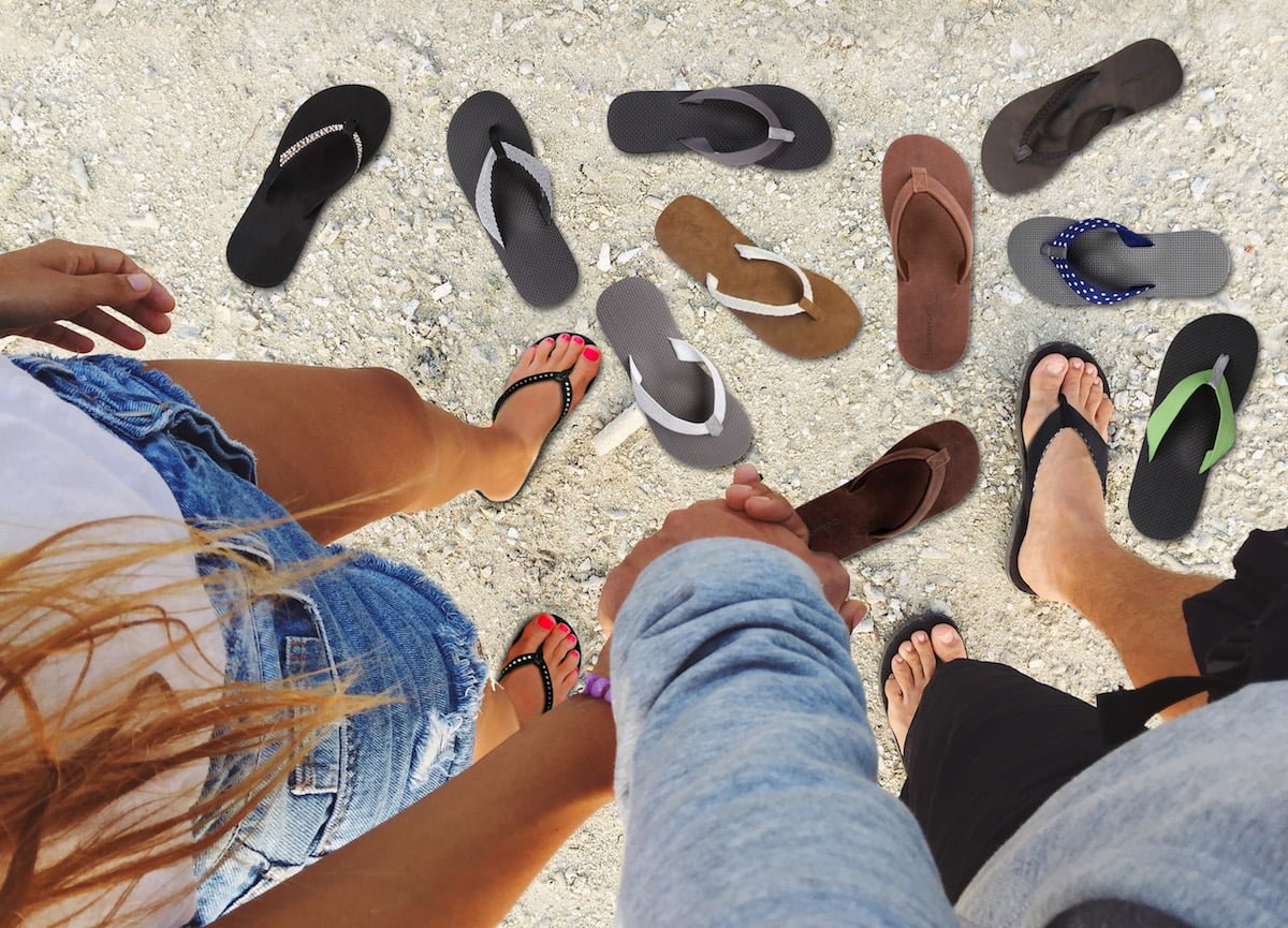 Best flip flops online for feet